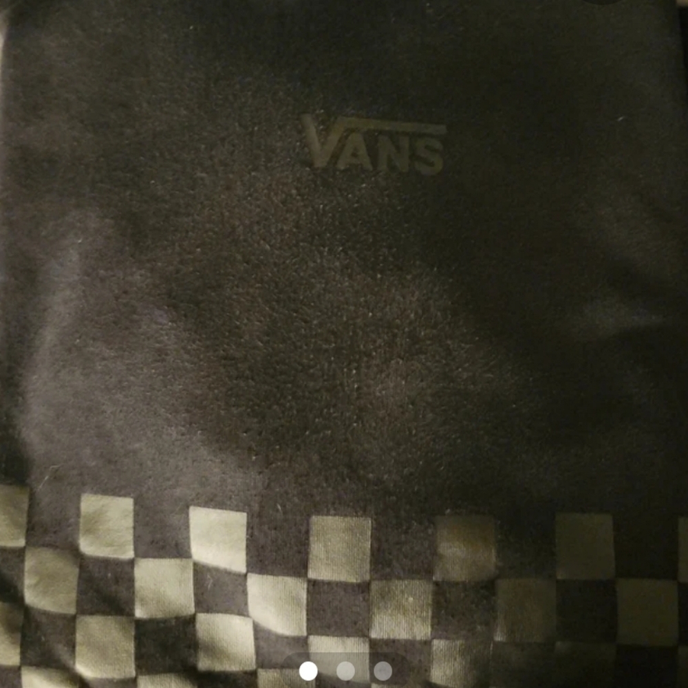 Black Vans checkered hoodie